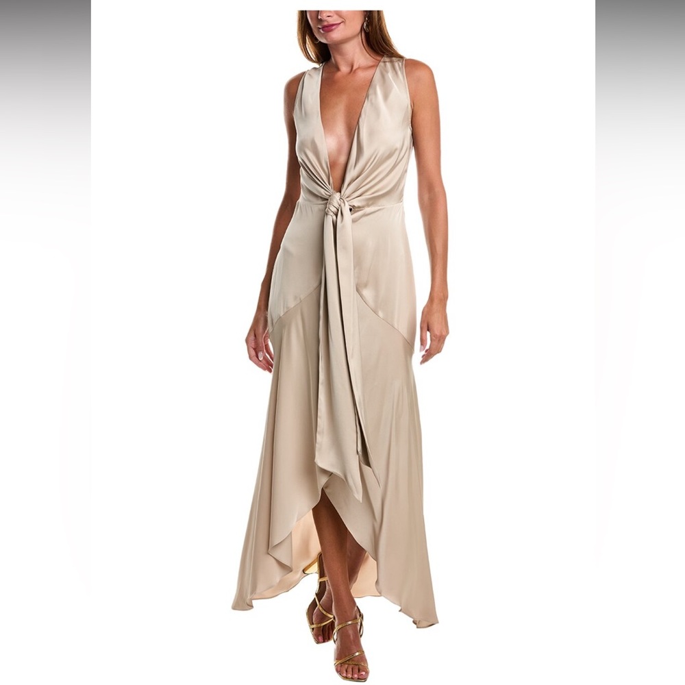 Ramy Brook Champagne High Low Dress